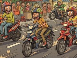 Balap Liar Marak di Kawasan Tugu Oma Opa Kota Piru Warga Resah, Polres SBB Diminta Tinda Tegas