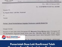 Pemerintah Desa Loki Konfirmasi Telah Menerima Surat Pemberitahuan Pemboran Nikel dari PT Manusela Prima Mining   