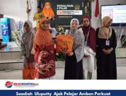 Saadiah Uluputty Ajak Pelajar Ambon Perkuat Karakter Bangsa Di Era Digital Melalui Sosialisasi 4 Pilar Kebangsaan