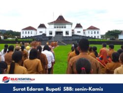 Surat Edaran Bupati SBB: senin-Kamis Normal,Jumat Kerja Dari Rumah