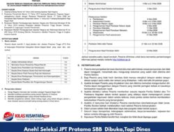 Aneh! Seleksi JPT Pratama SBB Dibuka,Tapi Dinas Strategis Seperti PU,BPKD dan Ketahanan Pangan Justru Di Kosongkan Tanpa Lelang 