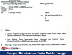 Gempar! Ditreskrimsus Polda Maluku Panggil Marsel Maspaitella Tarkait Kasus Dugaan Pemerasan Kades Tala 