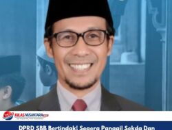 DPRD SBB Bertindak! Segera Panggil Sekda Dan Protokoler  Terkait Istri Bupati  Pimpin  Apel