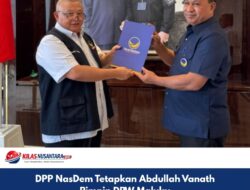 Muhammad Rumuar Apresiasi Penunjukan Abdullah Vanath, Optimistis NasDem Menang di Maluku