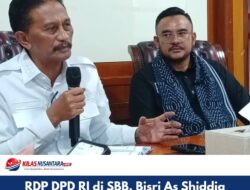 RDP DPD RI di SBB, Bisri As Shiddiq Latuconsina Serap Aspirasi Daerah