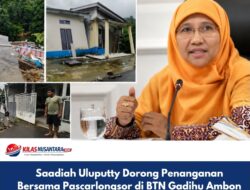 Saadiah Uluputty Dorong Penanganan Bersama Pascarlongsor di BTN Gadihu Ambon
