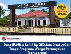 Dana BUMDes Lokki Rp 250 Juta Disebut Cair Tanpa Program, Warga Pertanyakan Transparansi