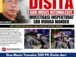 Dua Mesin Yamaha 200 PK Disita dari Rumah Warga, Investigasi Inspektorat SBB Diduga Jalan di Tempat