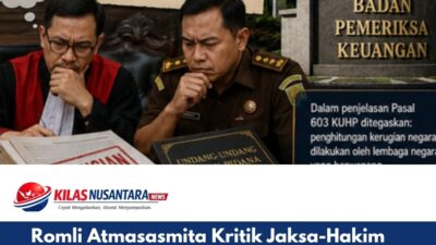 Romli Atmasasmita Kritik Jaksa-Hakim Hitung Kerugian Negara: “Bukan Ahlinya”
