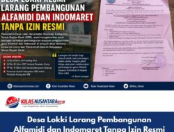 Desa Lokki Larang Pembangunan Alfamidi dan Indomaret Tanpa Izin Resmi