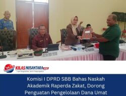Komisi I DPRD SBB Bahas Naskah Akademik Raperda Zakat, Dorong Penguatan Pengelolaan Dana Umat