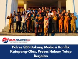 Polres SBB Dukung Mediasi Konflik Katapang-Olas, Proses Hukum Tetap Berjalan