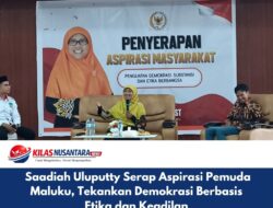 Saadiah Uluputty Serap Aspirasi Pemuda Maluku, Tekankan Demokrasi Berbasis Etika dan Keadilan