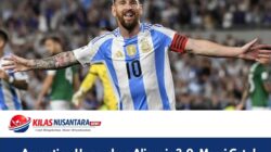 Argentina Hancurkan Aljazair 3-0, Messi Cetak Hattrick di Laga Perdana Piala Dunia 2026