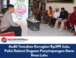 Audit Temukan Kerugian Rp399 Juta, Polisi Dalami Dugaan Penyimpangan Dana Desa Luhu