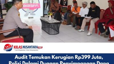 Audit Temukan Kerugian Rp399 Juta, Polisi Dalami Dugaan Penyimpangan Dana Desa Luhu