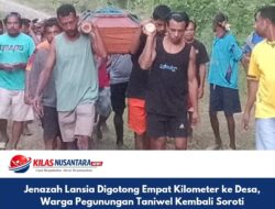 Jenazah Lansia Digotong Empat Kilometer ke Desa, Warga Pegunungan Taniwel Kembali Soroti Buruknya Infrastruktur