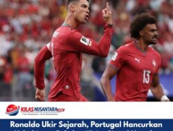 Ronaldo Ukir Sejarah, Portugal Hancurkan Uzbekistan 5-0 dan Kirim Sinyal Kuat ke Para Pesaing