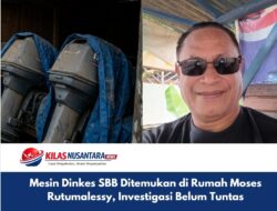 Mesin Dinkes SBB Ditemukan di Rumah Moses Rutumalessy, Investigasi Belum Tuntas