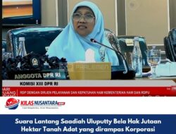 Suara Lantang Saadiah Uluputty Bela Hak Jutaan Hektar Tanah Adat yang dirampas Korporasi
