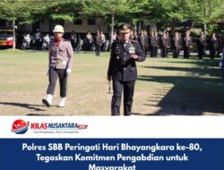 Polres SBB Peringati Hari Bhayangkara ke-80, Tegaskan Komitmen Pengabdian untuk Masyarakat