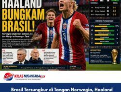 Brasil Tersungkur di Tangan Norwegia, Haaland Kubur Mimpi Selecao Raih Gelar Keenam