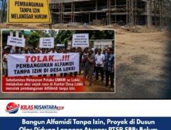 Bangun Alfamidi Tanpa Izin, Proyek di Dusun Olas Diduga Langgar Aturan; PTSP SBB: Belum Pernah Terbit PBG