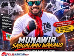 Munawir Sabualamu Wakano, “Nakal Berprestasi” Asal Tanah Goyang Tampil di Kejuaraan Standing Fight dan Muaythai Se-Tanah Papua 2026