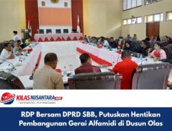 RDP Bersam DPRD SBB, Putuskan Hentikan Pembangunan Gerai Alfamidi di Dusun Olas