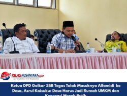 Ketua DPD Golkar SBB Tegas Tolak Masuknya Alfamidi ke Desa, Asrul Kaisuku: Desa Harus Jadi Rumah UMKM dan Koperasi Merah Putih