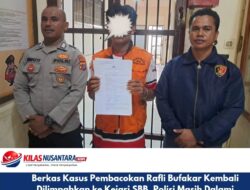 Berkas Kasus Pembacokan Rafli Bufakar Kembali Dilimpahkan ke Kejari SBB, Polisi Masih Dalami Dugaan Pelaku Lain