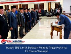 Bupati SBB Lantik Delapan Pejabat Tinggi Pratama, Ini Nama-Namanya