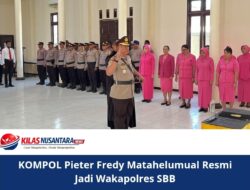 KOMPOL Pieter Fredy Matahelumual Resmi Jadi Wakapolres SBB