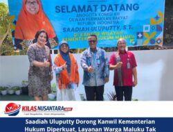Saadiah Uluputty Dorong Kanwil Kementerian Hukum Diperkuat, Layanan Warga Maluku Tak Perlu Selalu ke Pusat
