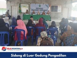 Sidang di Luar Gedung Pengadilan Agama Digelar di Tanah Goyang