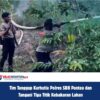 Tim Tanggap Karhutla Polres SBB Pantau dan Tangani Tiga Titik Kebakaran Lahan