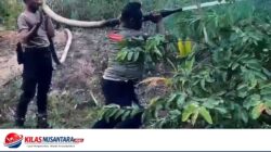 Tim Tanggap Karhutla Polres SBB Pantau dan Tangani Tiga Titik Kebakaran Lahan