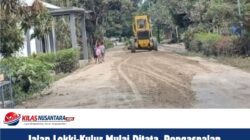 Jalan Lokki-Kulur Mulai Ditata, Pengaspalan Ditargetkan 15 September