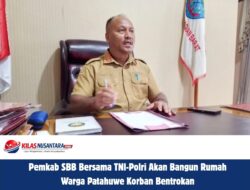Pemkab SBB Bersama TNI-Polri Akan Bangun Rumah Warga Patahuwe Korban Bentrokan