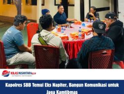 Kapolres SBB Temui Eks Napiter, Bangun Komunikasi untuk Jaga Kamtibmas
