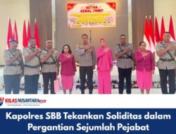 Kapolres SBB Tekankan Soliditas dalam Pergantian Sejumlah Pejabat