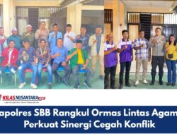 Kapolres SBB Rangkul Ormas Lintas Agama, Perkuat Sinergi Cegah Konflik
