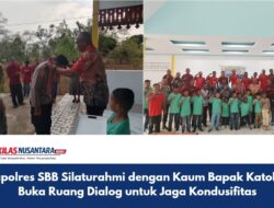 Kapolres SBB Silaturahmi dengan Kaum Bapak Katolik, Buka Ruang Dialog untuk Jaga Kondusifitas