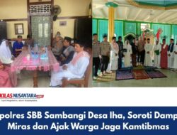 Kapolres SBB Sambangi Desa Iha, Soroti Dampak Miras dan Ajak Warga Jaga Kamtibmas