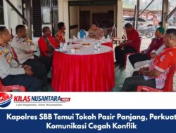 Kapolres SBB Temui Tokoh Pasir Panjang, Perkuat Komunikasi Cegah Konflik