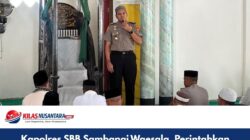 Kapolres SBB Sambangi Waesala, Perintahkan Peningkatan Patroli Malam di Jalur Trans Seram