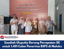 Saadiah Uluputty Dorong Percepatan SK untuk 1.451 Calon Penerima BSPS di Maluku